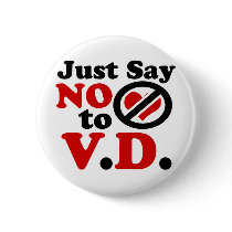 Just Say no to Valentines day buttons by EllesBaby Just Say no to Valentines day buttons