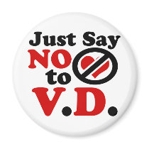 Just Say no to Valentines day Magnet