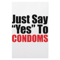 Just Say Yes to Condoms Stationery
