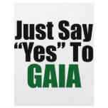 Just Say Yes To Gaia flyers