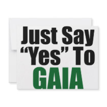 Just Say Yes To Gaia Custom Announcement