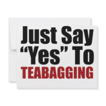 Just Say Yes to Teabagging Custom Announcement