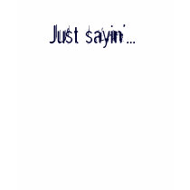 Just sayin'... t-shirts