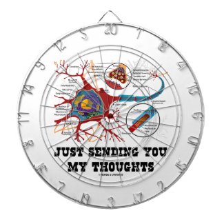 Just Sending You My Thoughts Neuron Synapse Dart Board
