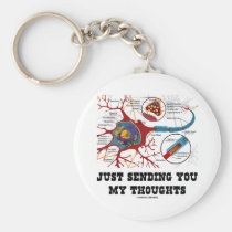 Just Sending You My Thoughts (Neuron / Synapse) keychains