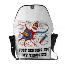 Just Sending You My Thoughts (Neuron / Synapse) messenger bags