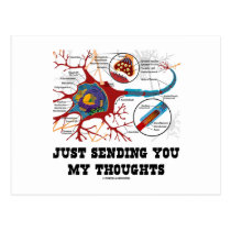 Just Sending You My Thoughts (Neuron / Synapse) postcards