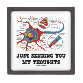 Just Sending You My Thoughts Neuron Synapse Premium Gift Box