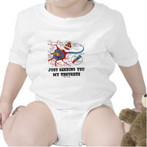 Just Sending You My Thoughts (Neuron / Synapse) t-shirts
