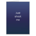 Just Shoot Me cards