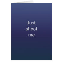 Just Shoot Me cards
