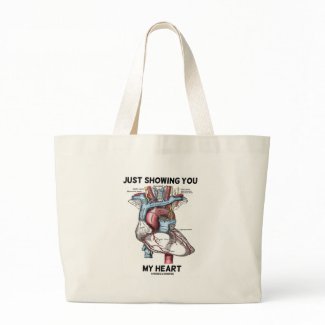 Just Showing You My Heart (Anatomical Heart) bag