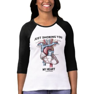 Just Showing You My Heart (Anatomical Heart) shirt