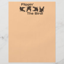 Just Silly "Flippin' The Bird" Full Color Flyer
