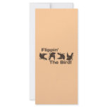 Just Silly "Flippin' The Bird" Custom Rack Card