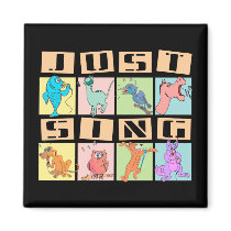 Just Sing Animals Magnet magnets