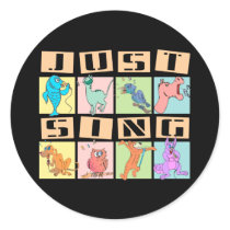 Just Sing Animals Stickers stickers