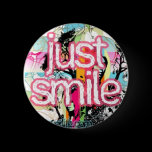 just smile button