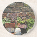 Just some bricks and a wall beverage coasters