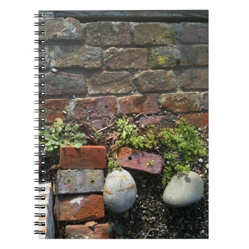 Just some bricks and a wall notebooks