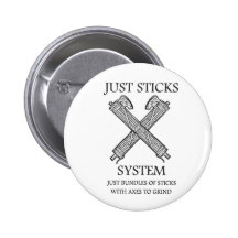 JUST STICKS SYSTEM - FASCISM PIN
