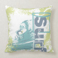 Just Surf American MOJO Pillow throwpillow