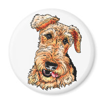 Just the Airedale Terrier Magnets