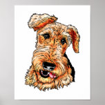 Just the Airedale Terrier Print