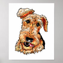 Just the Airedale Terrier Print