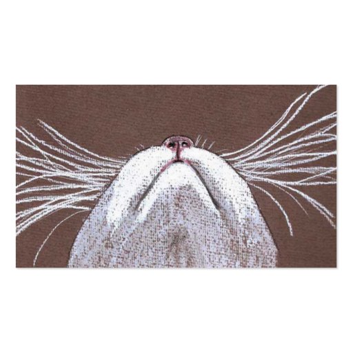 JUST THE CATS WHISKERS 2 BUSINESS CARD TEMPLATES