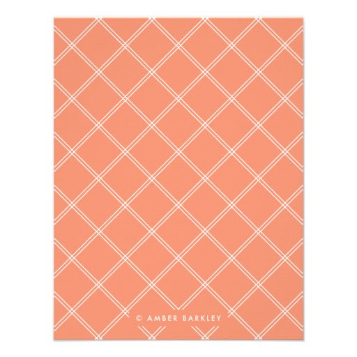 Just the Facts A2 Stationery - Tangerine Personalized Invitations