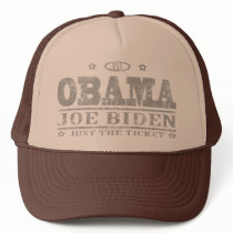Just the Ticket Trucker Hat by rudepolitics Just the Ticket Trucker Hat