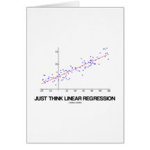 Just Think Linear Regression (Statistics) Card