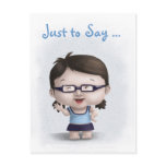 "Just to Say... I Miss You" Postcard