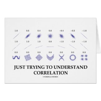 Just Trying To Understand Correlation Greeting Card