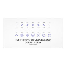 Just Trying To Understand Correlation Personalized Photo Card