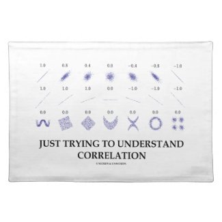 Just Trying To Understand Correlation Cloth Place Mat