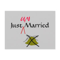 Just UN-Married - postcard