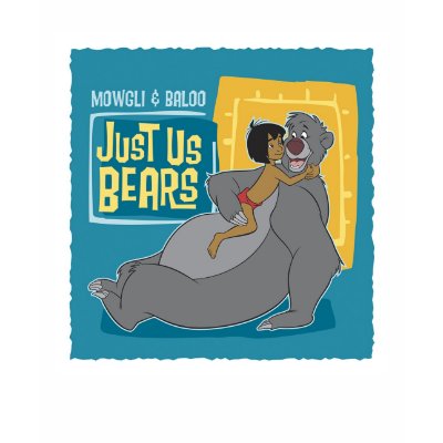 Just Us Bears: Mowgli and Baloo Disney t-shirts