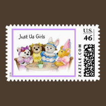 Just Us Girls Postage Stamp