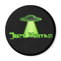 Just Visiting V2 Magnet