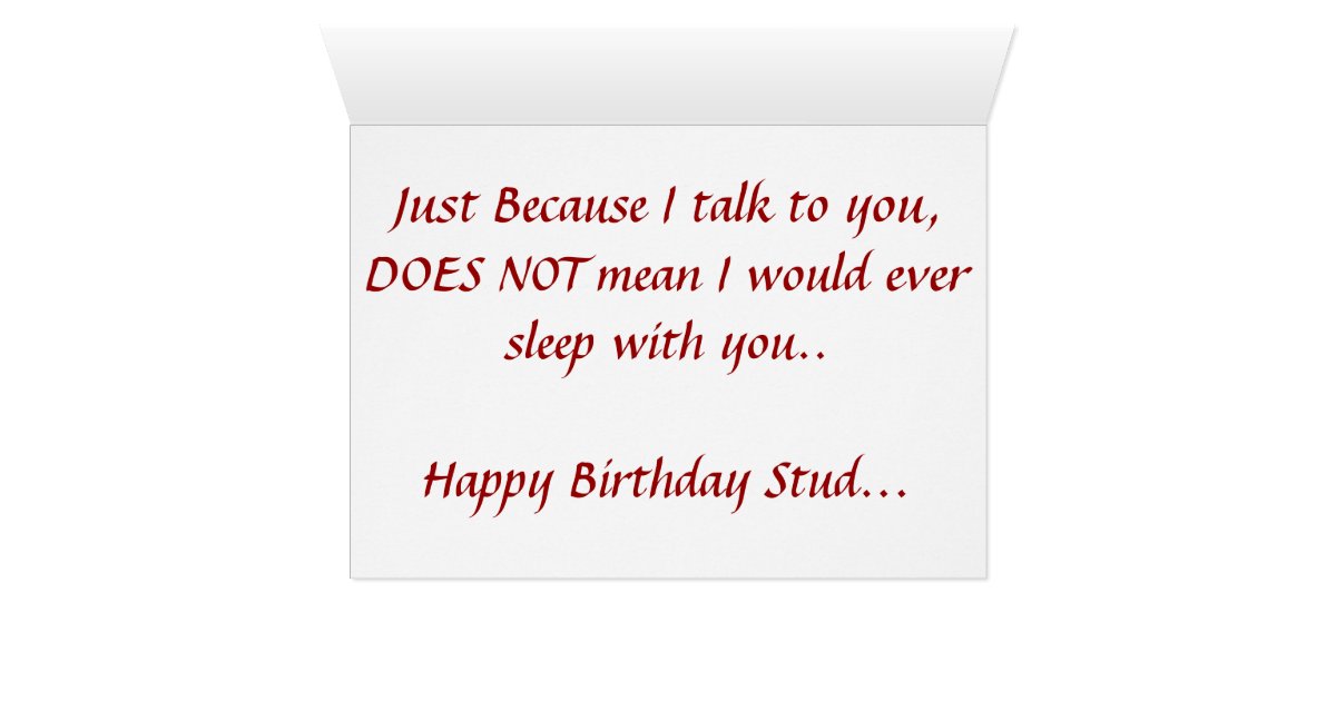 Just wanted to let you know.... card Zazzle