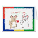 Just Wanted To Say/Chinchillas In Love cards