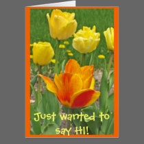Just wanted to say HI! cards by lorale Just wanted to say HI! cards