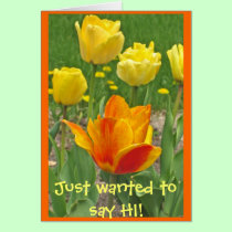 Just wanted to say HI! cards by lorale Just wanted to say HI! cards
