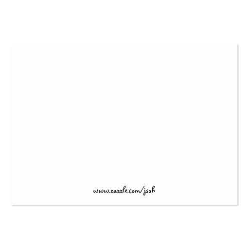 just wanted to say... (woolly sheep) business card templates (back side)