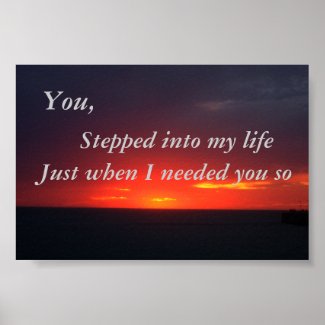 Just when I needed you so Poster