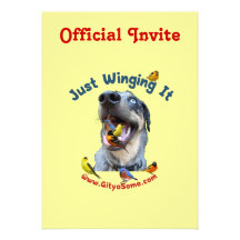 Just Winging It Bird Dog Invite