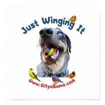 Just Winging It Bird Dog Print