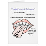 Just Words cards